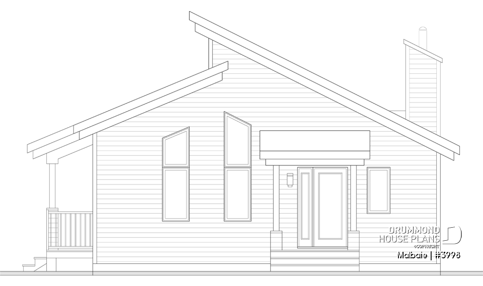 rear elevation - Malbaie