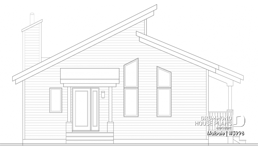 rear elevation - Malbaie