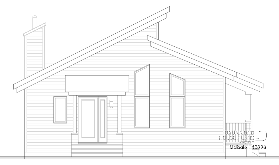rear elevation - Malbaie