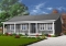 Color version 1 - Front - Affordable bungalow house plan, 3 bedrooms, front porch, large family room, laundry closet on main - Rockland