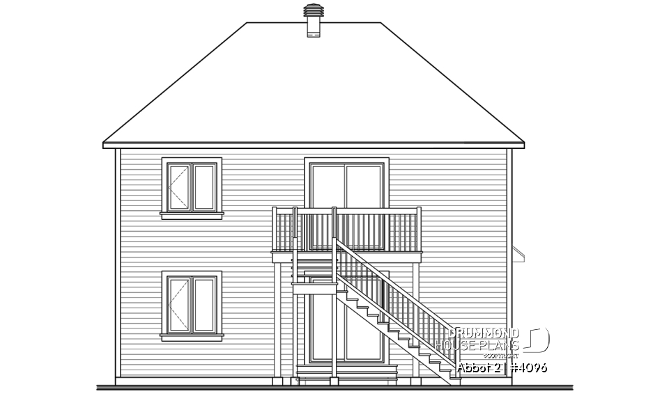 rear elevation - Abbot 2