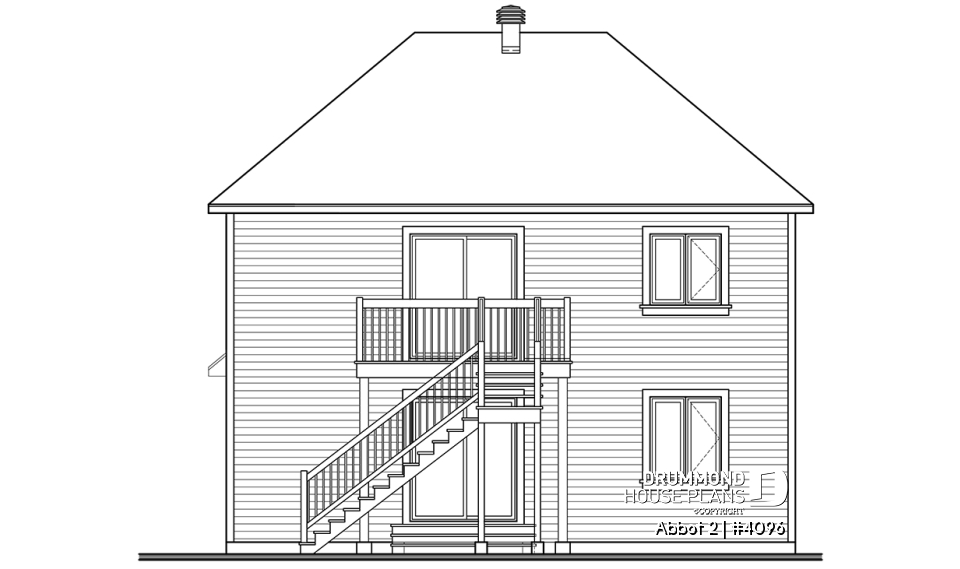 rear elevation - Abbot 2