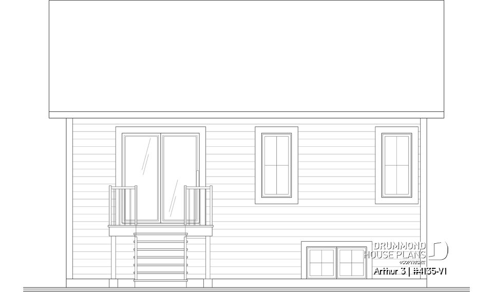 rear elevation - Arthur 3