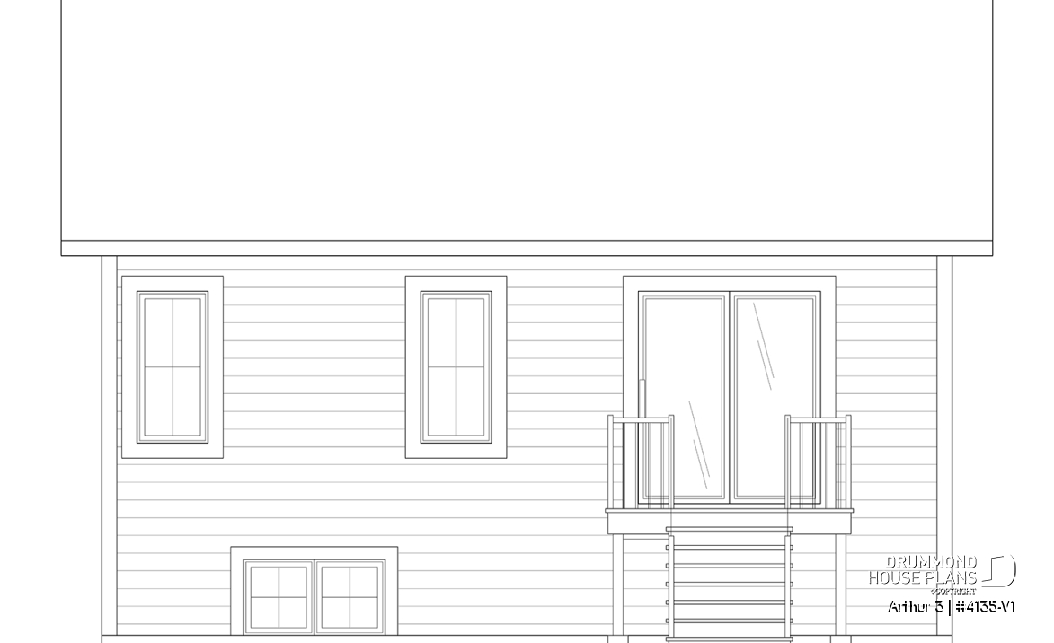 rear elevation - Arthur 3