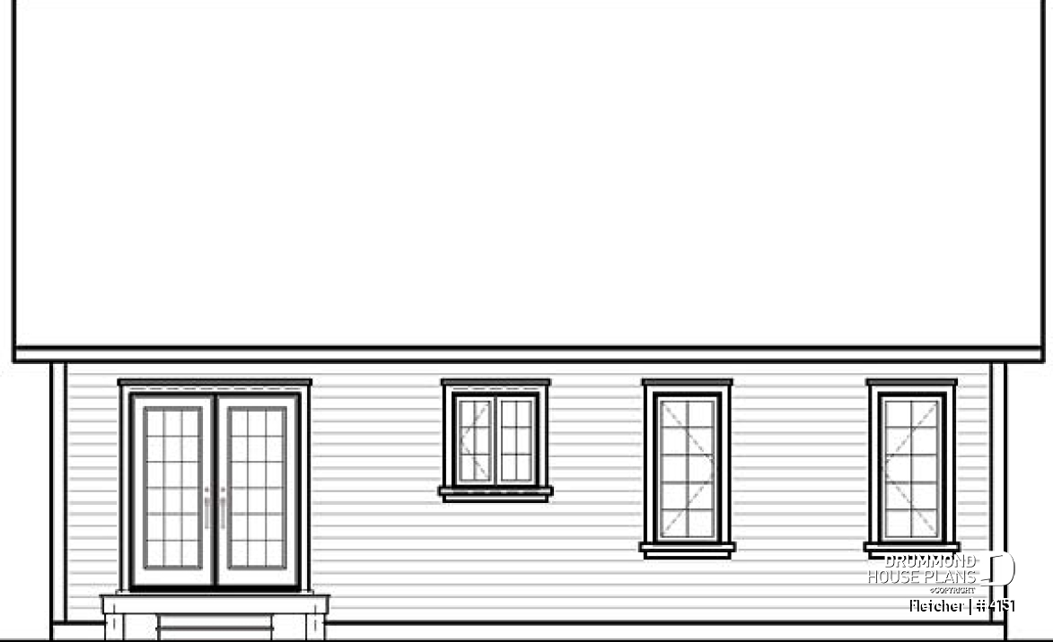 rear elevation - Fletcher