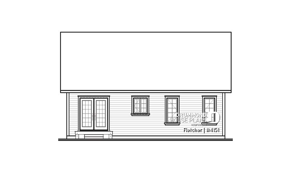 rear elevation - Fletcher