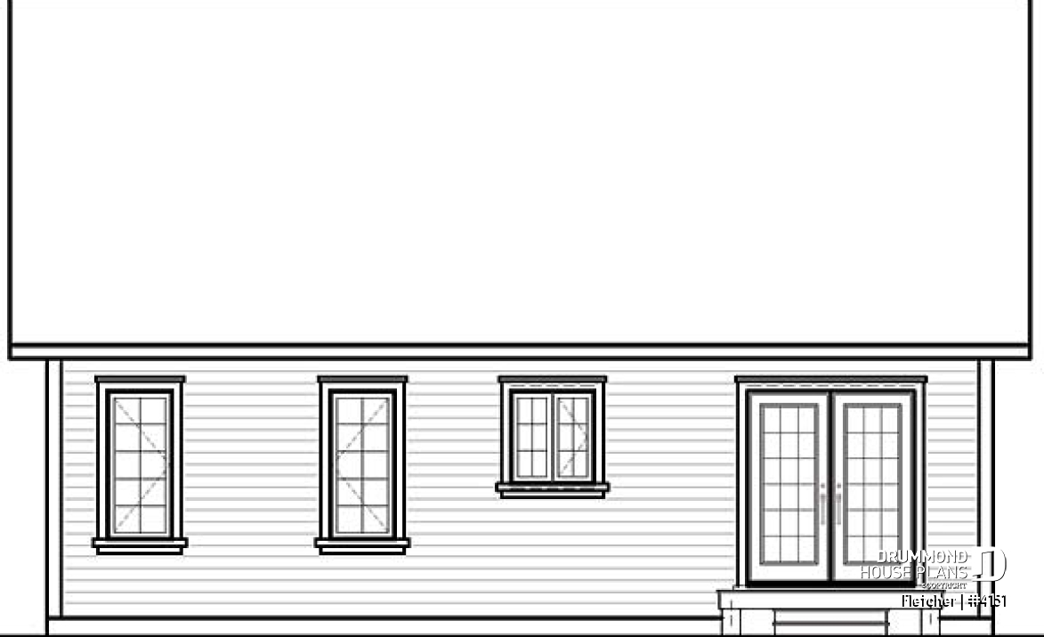 rear elevation - Fletcher