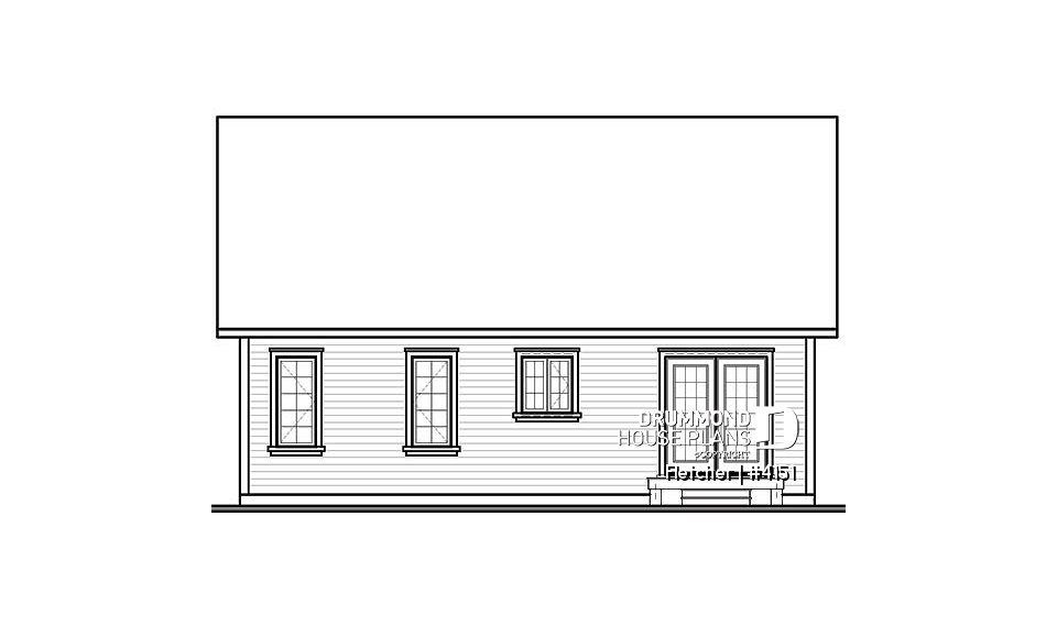 rear elevation - Fletcher
