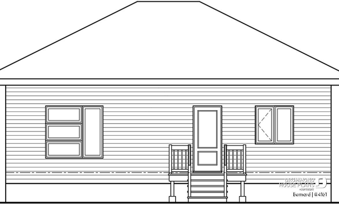 rear elevation - Bernard