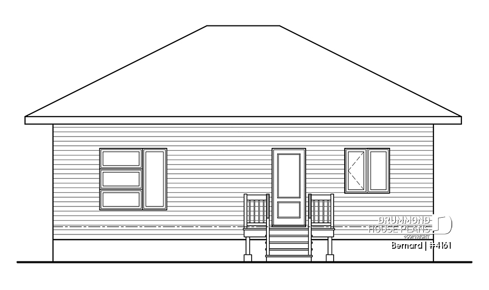 rear elevation - Bernard