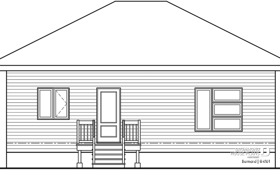 rear elevation - Bernard