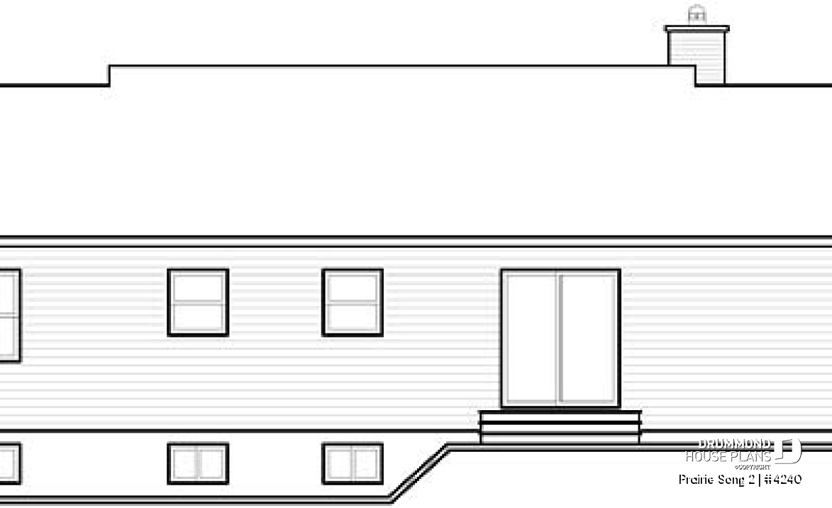 rear elevation - Prairie Song 2