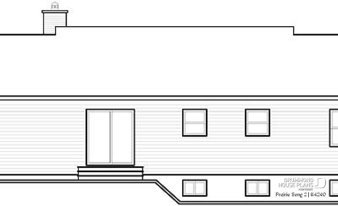 rear elevation - Prairie Song 2