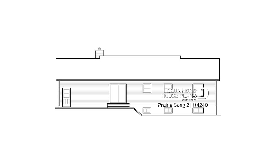 rear elevation - Prairie Song 2