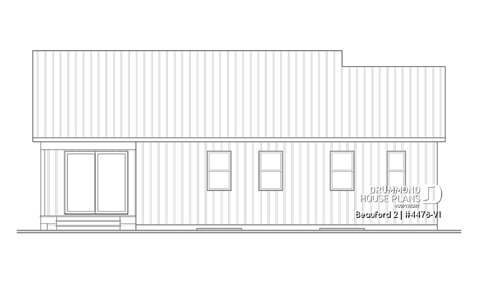 rear elevation - Beauford 2