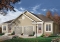 front - BASE MODEL - Duplex house plan with 2 bedroom, one-car garage, affordable construction costs. - Belleview 2