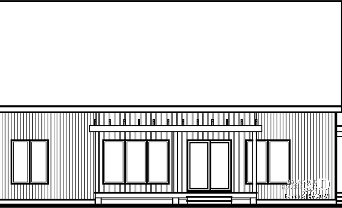 rear elevation - Bergen 2