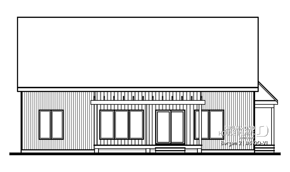 rear elevation - Bergen 2