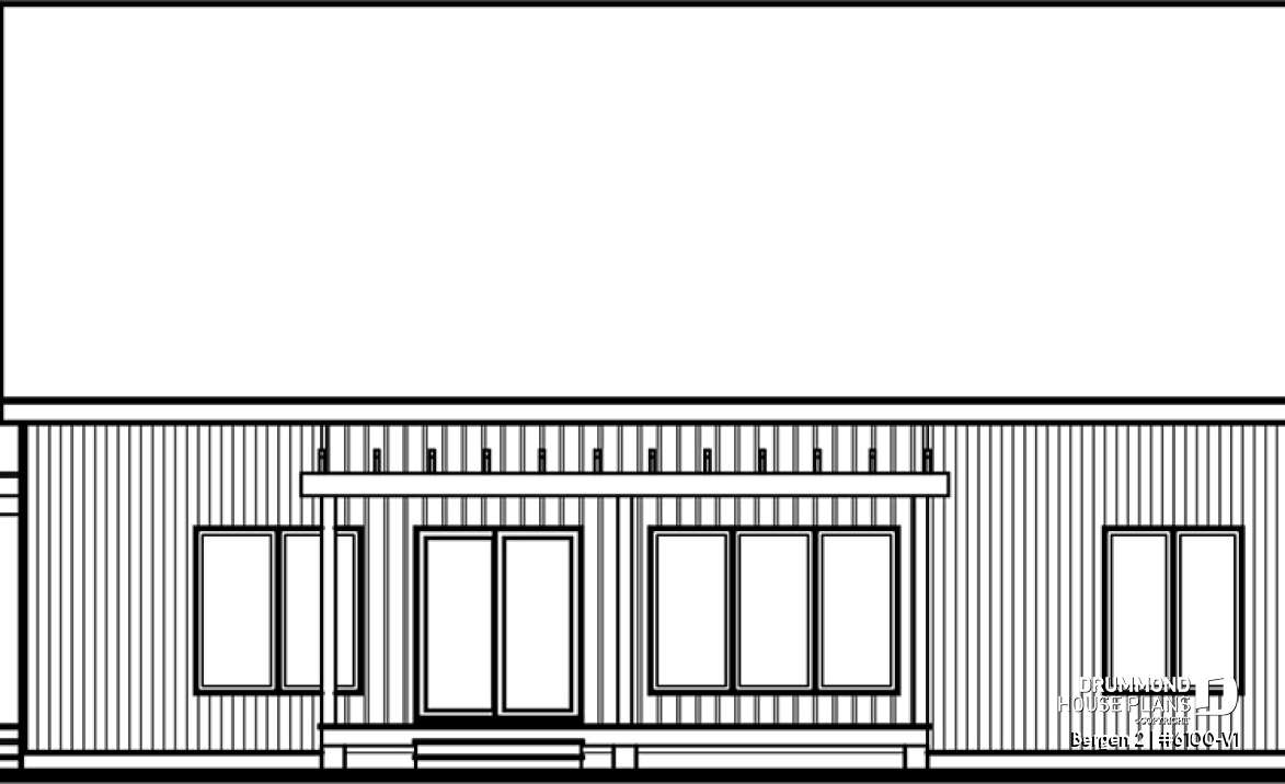 rear elevation - Bergen 2