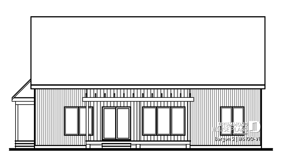 rear elevation - Bergen 2