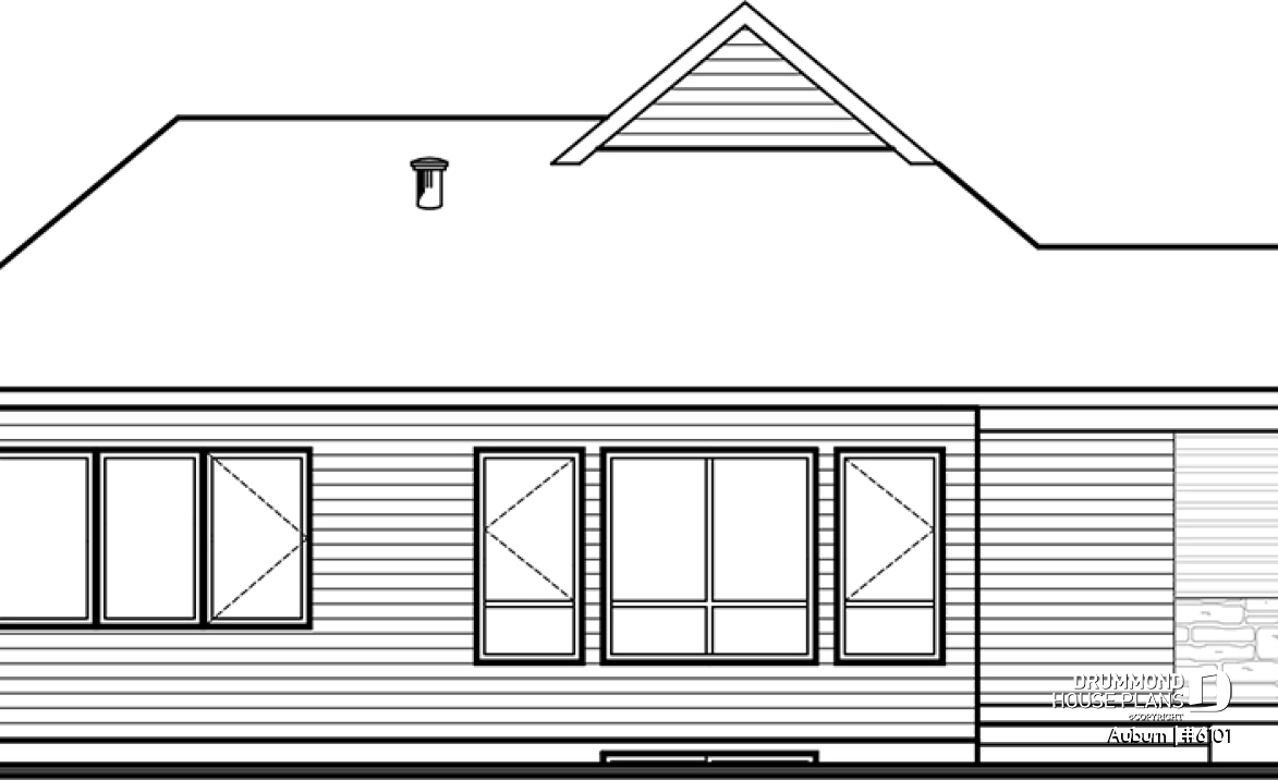 rear elevation - Auburn