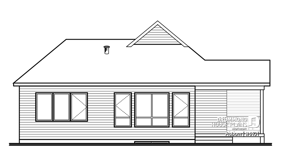 rear elevation - Auburn