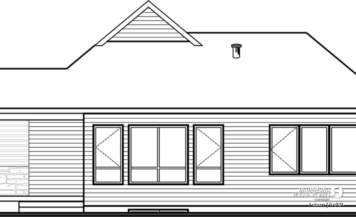 rear elevation - Auburn