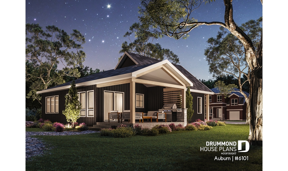 Rear view - BASE MODEL - Auburn