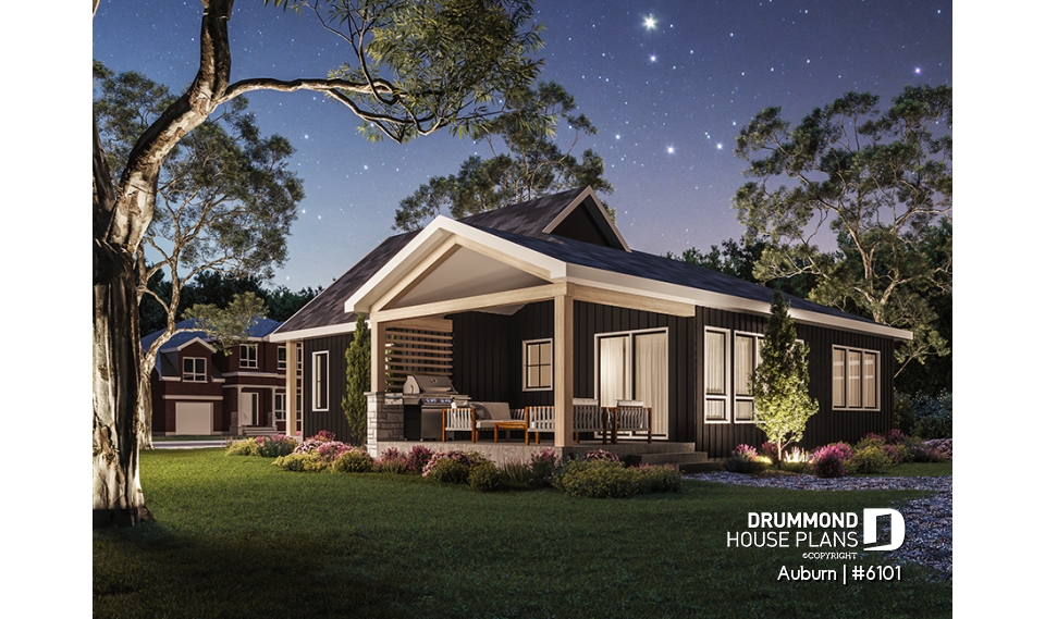 Rear view - BASE MODEL - Auburn