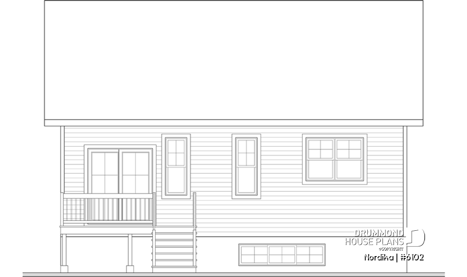 rear elevation - Nordika