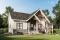 front - BASE MODEL - Craftsman 2 bedroom house plan, one-car garage, open concept, pantry, laundry chute - Nordika 5