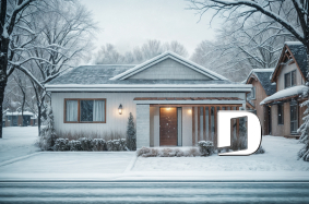 alternate - Mid-Century Modern Inspired 3 Bedroom House Model with Concrete Slab Foundation - Hampshire