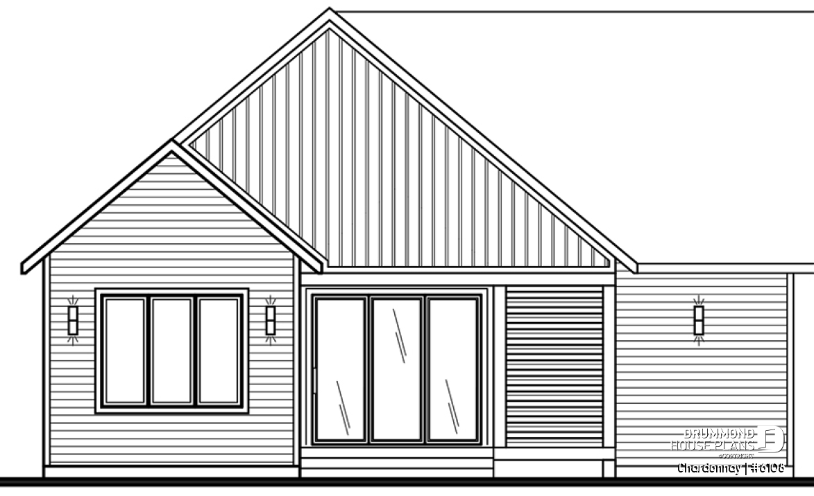 rear elevation - Chardonnay