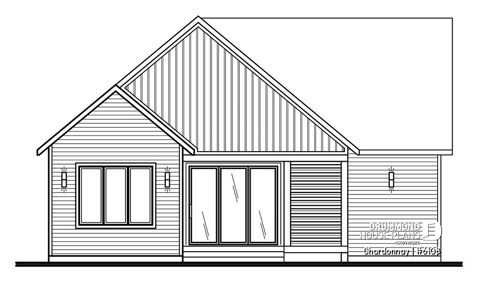 rear elevation - Chardonnay