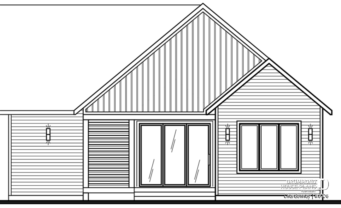 rear elevation - Chardonnay