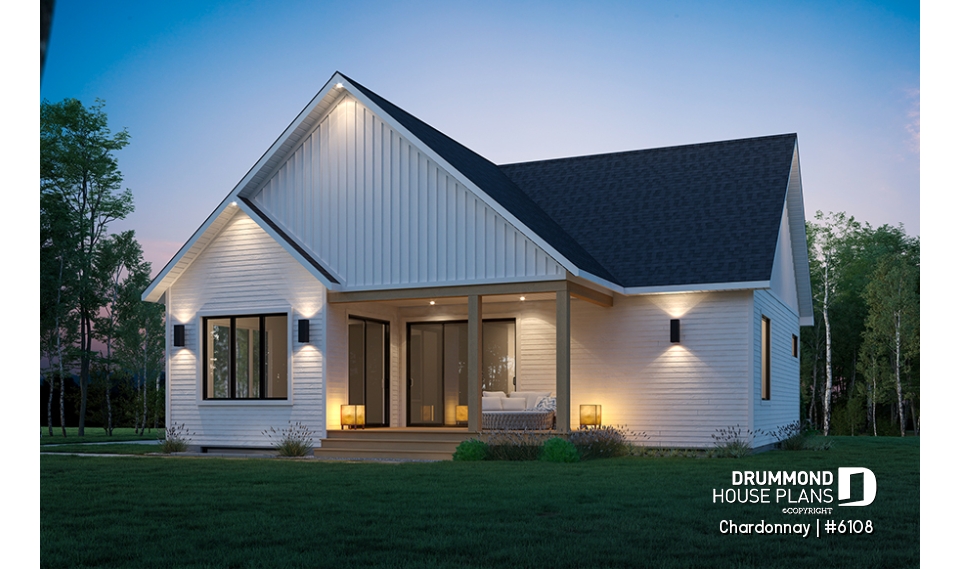 Rear view - BASE MODEL - Chardonnay