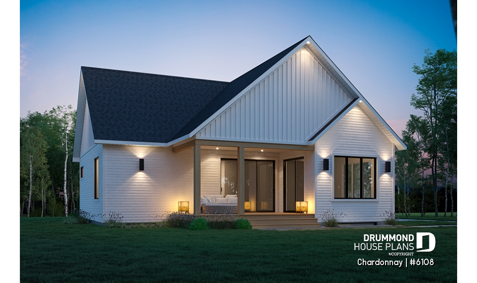 Rear view - BASE MODEL - Chardonnay