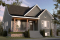 front - BASE MODEL - Country ranch house plan with 3 bedrooms on main floor and up to 2 more beds on finished basement (optional $) - Charlotte