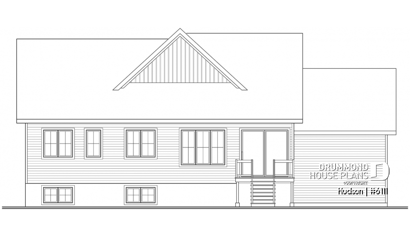 rear elevation - Hudson