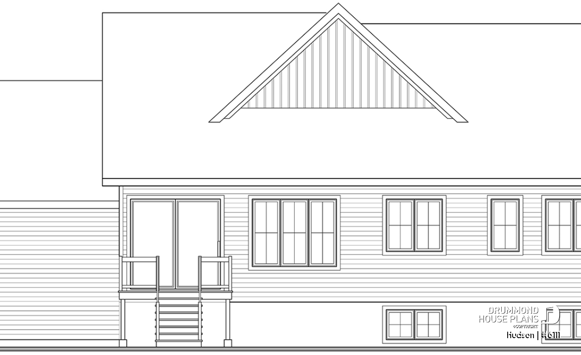 rear elevation - Hudson