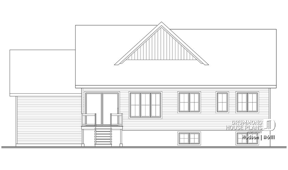 rear elevation - Hudson