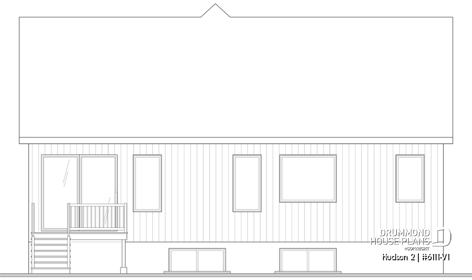 rear elevation - Hudson 2