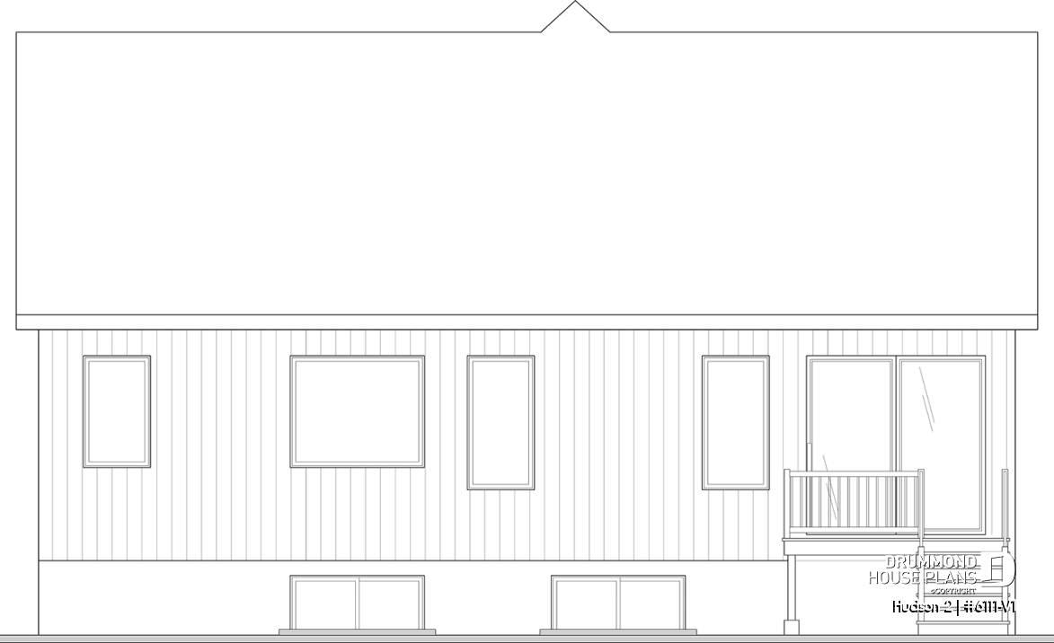 rear elevation - Hudson 2