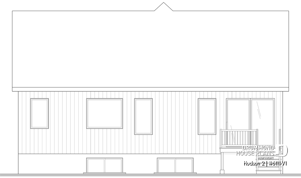 rear elevation - Hudson 2