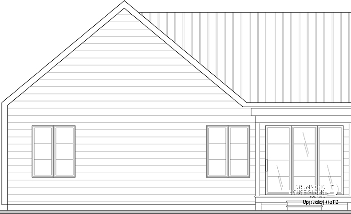 rear elevation - Uppsala