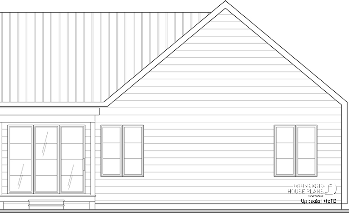 rear elevation - Uppsala