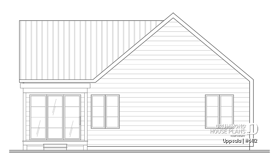 rear elevation - Uppsala