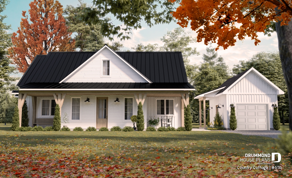 Color version 1 - Front - Country Cottage