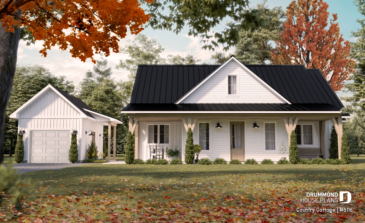 Color version 1 - Front - Country Cottage