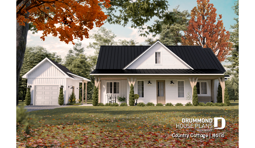 Color version 1 - Front - Country Cottage
